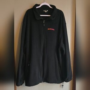 AUTOZONE Black Full-Zip Fleece Jacket 4XL